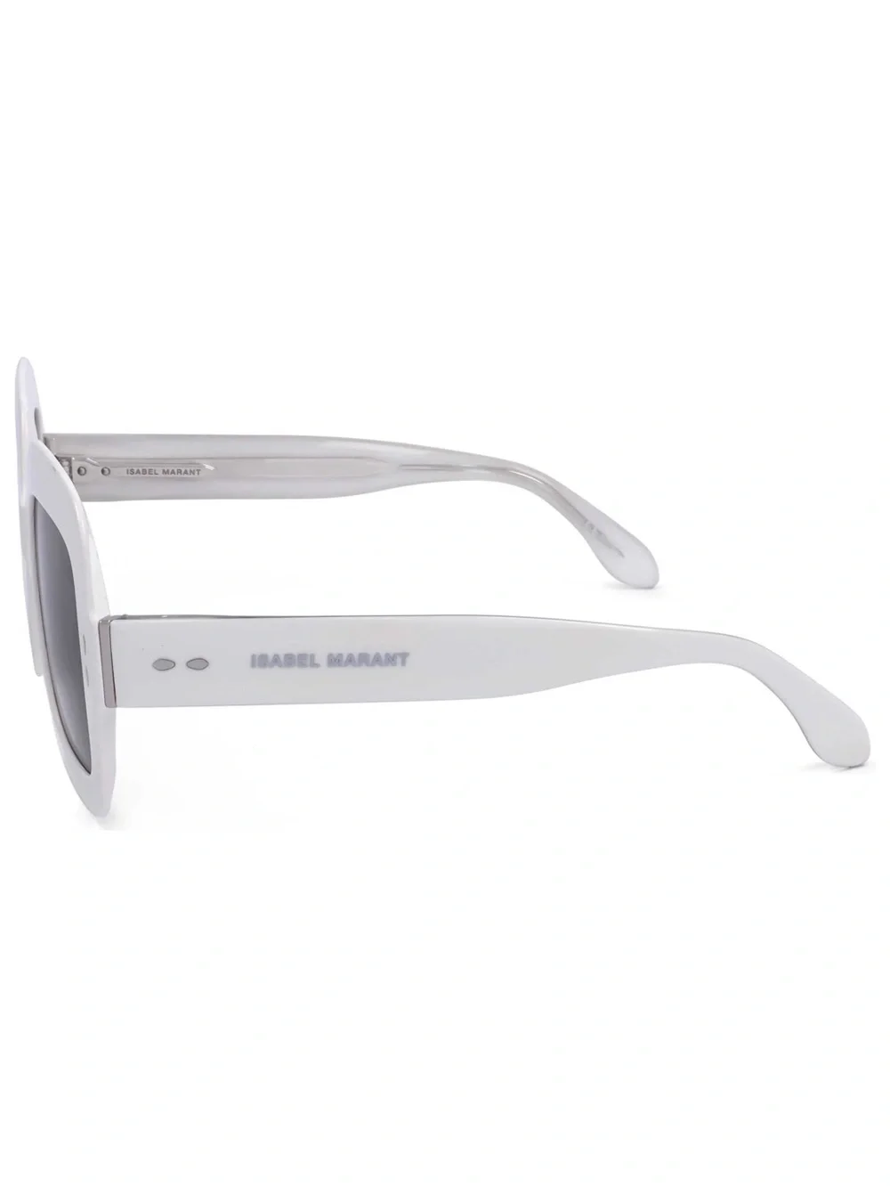 New! Isabel Marant IM0074/S 0SZJIR White Square Sunglasses, Authentic